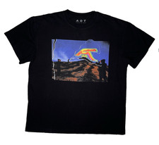 AOT Always On Tour Invasion Short Sleeve XL Shirt Made In USA Heavyweight