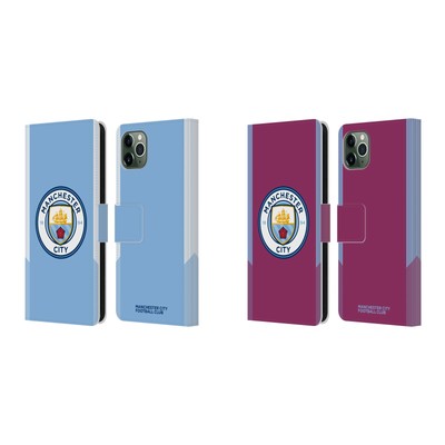 MAN CITY FC ABZEICHEN KIT 2017/18 BRIEFTASCHE HUELLE FÜR APPLE iPHONE HANDYS