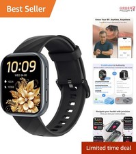 Smart Watch Fitness Tracker Blood Pressure Heart Rate Sleep Monitor Water Res...