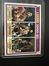 1981-82 Topps - Team Leaders Kareem Abdul-Jabbar, Norm Nixon #55