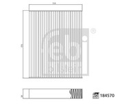 Febi Bilstein Filter, Innenraumluft 184570