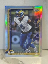 2025 Topps Chrome Football - Jared Verse Refractor #173 Rams