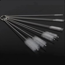 10Pcs/Set Cleaner Bottle Tube Pipe Small Long Cleaning Brushes Nylon Straw Brush