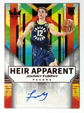 2024-25 Panini Court Kings Heir Apparent #HA-FUR Johnny Furphy Pacers 24/99
