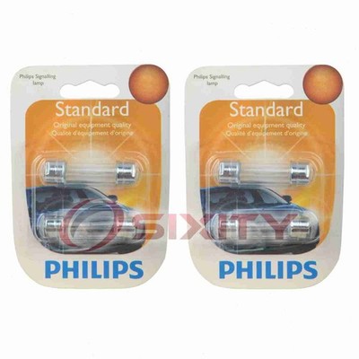 2 pc Philips Map Light Bulbs for Cadillac DeVille Eldorado Escalade Escalade vf