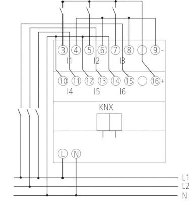 Theben Binäreingang BM 6 T KNX Bussystem-Binäreingang 4940230 Binäreingang - Bild 3 von 4