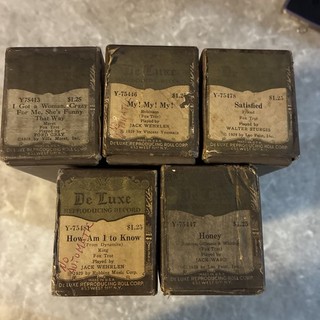Deluxe Reproducing Player Rolls For Piano