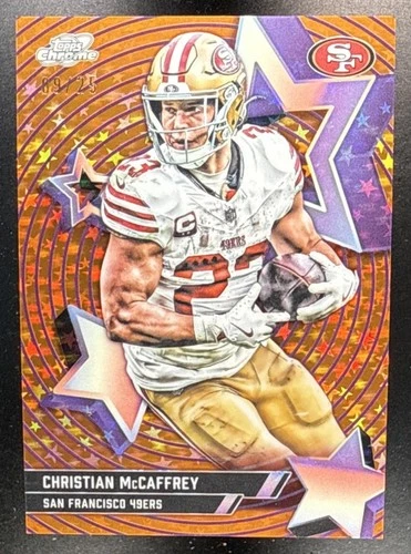 2025 Topps Cosmic Chrome Christian McCaffrey Base (RAW)