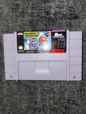 Mario's Time Machine (Super Nintendo SNES, 1993) Cartridge Only Authentic
