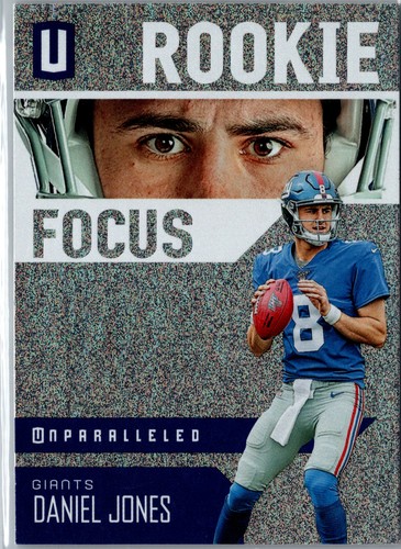 Daniel Jones 2019 Panini Unparalleled Rookie Focus #RF-DJ New York Giants - Picture 1 of 2