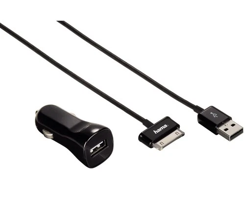 Hama KFZ USB Ladegerät Adapter Lader 30-Pin für Samsung Galaxy Tab 1 2 Note etc