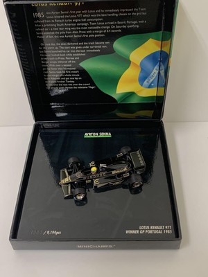 MINICHAMPS 1/43 AYRTON SENA LOTUS RENAULT 97T 825245 | eBay