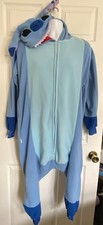 Disney Lilo Stitch Sleepwear One Piece Zipper Costume Pajamas - Adult One Size