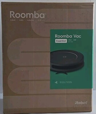 iRobot Roomba Vac Essential Robot Vacuum Q013420 Black BRAND NEW