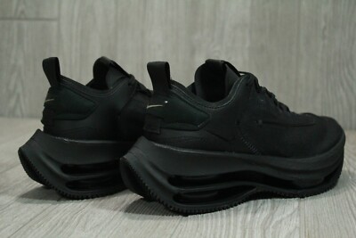 63 Nike Zoom Double Stacked Triple Black CZ2909-001 Womens Shoes