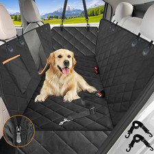 Dog Car Seat Cover for Back Seat,Waterproof Hammock with Mesh Window, Anti-Scrat