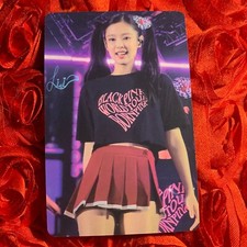JENNIE BLACKPINK The Game Edition Celeb KPOP Girl Photo Card Cutie
