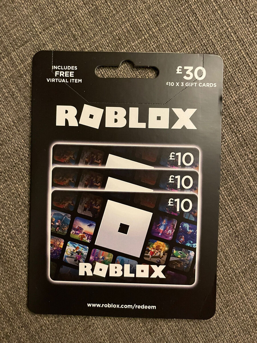 Roblox Email Delivery Gift Card [Includes Exclusive Virtual Item] - Various  Amounts