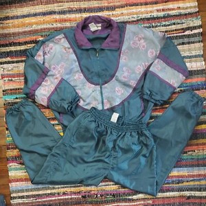 90s shiny tracksuit