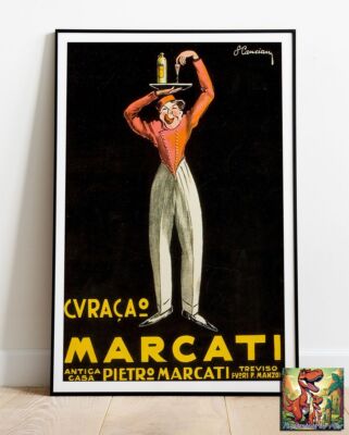 Marcati Curacao Werbefoto / Poster bis 36 Zoll