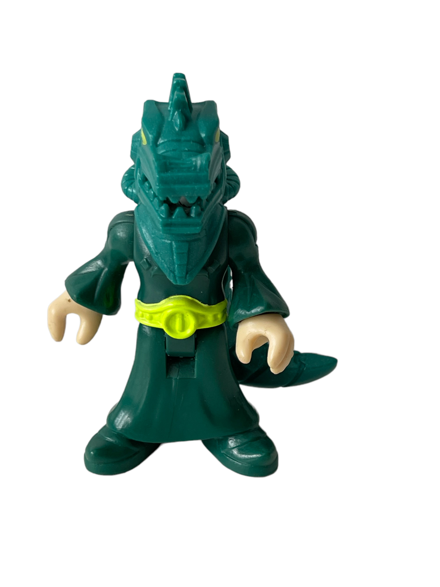 Imaginext Castle Wizard Man Green Dragon Suit Accessory Figure | eBay