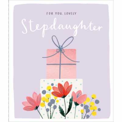 Geburtstagskarte Stieftochter Geschenke Design