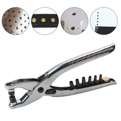 Handy Grommet Eyelet Plier with Interchangeable Hole Sizes Easy to Use - Picture 15 of 17