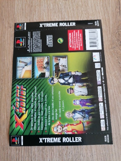 Jaquette Avant PlayStation 1 (PS1) - Jeu : Xtreme Roller - Très Bon État