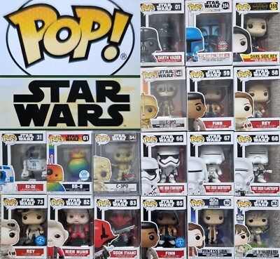 Riesige Auswahl von Funko Pop Star Wars Sammelfiguren / über 50 verschiedene!