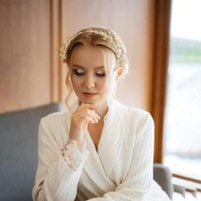 Goddess Crown Gold Headband for Wedding Gold Headpiece Golden Olive Leaf Brid...