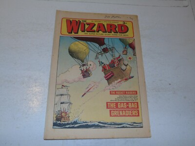WIZARD Comic - No 123 - Date 17/06/1972 - UK Paper Comic