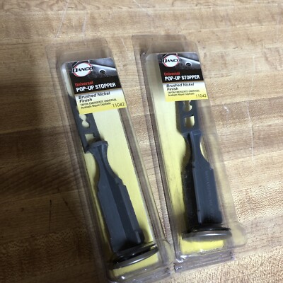 2 Pack Danco 11042 Brushed Nickel Plastic Replacement Pop Up Stopper New