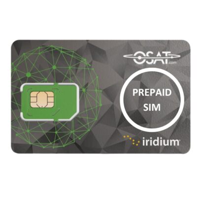 Carte SIM prépayée pour téléphone satellite Iridium + aucun frais d'activation !!! | Europa Satellite