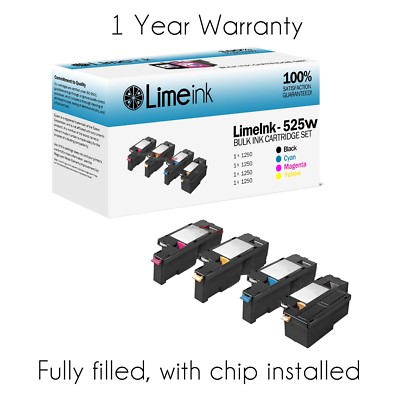 4 525W Toner Cartridge Black Color For Dell Laser E525W E525DW 525 E525 Printer