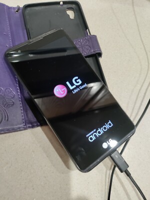 LG X power LS755 - 16GB - Black (Boost Mobile) Smartphone Bundle