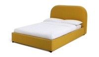 Habitat Layla Kingsize Ottoman Bed Frame Yellow Modern and Spacious Storage Bed