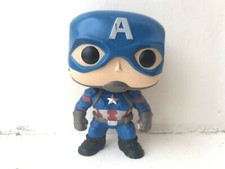 FIGURA CABEZA BOBBLE FUNKO POP VINILO #125 CAPITÁN AMÉRICA GUERRA CIVIL SERIE MARVEL