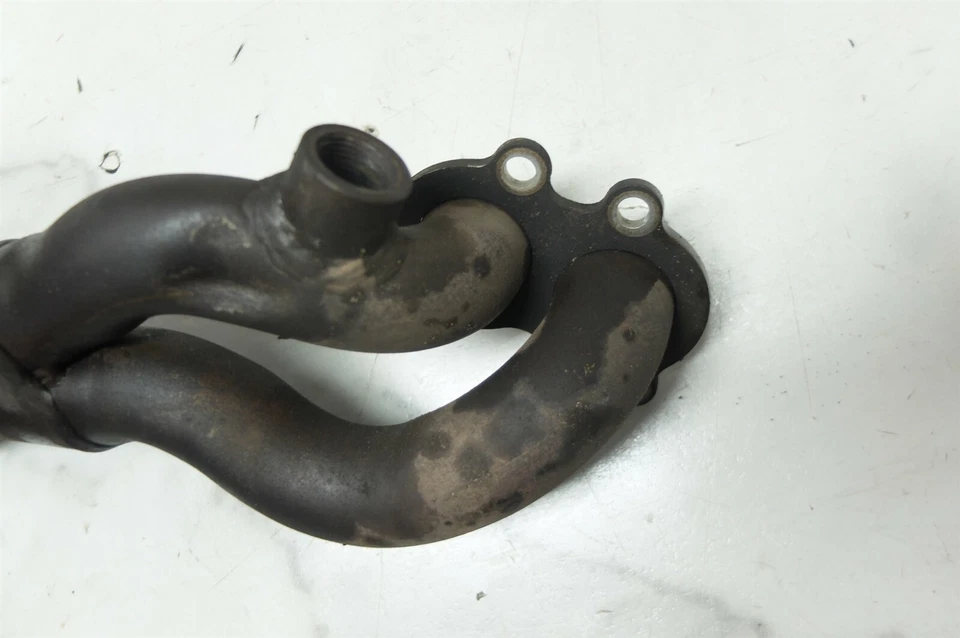 08 Buell 1125 R 1125R rear back muffler pipe exhaust headers - Image 3 of 4
