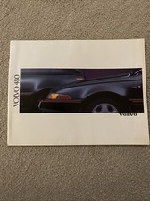 VOLVO 480 UK SALES BROCHURE 1989