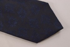Altea Neck Tie NWT Navy with Blue Floral Silk Blend