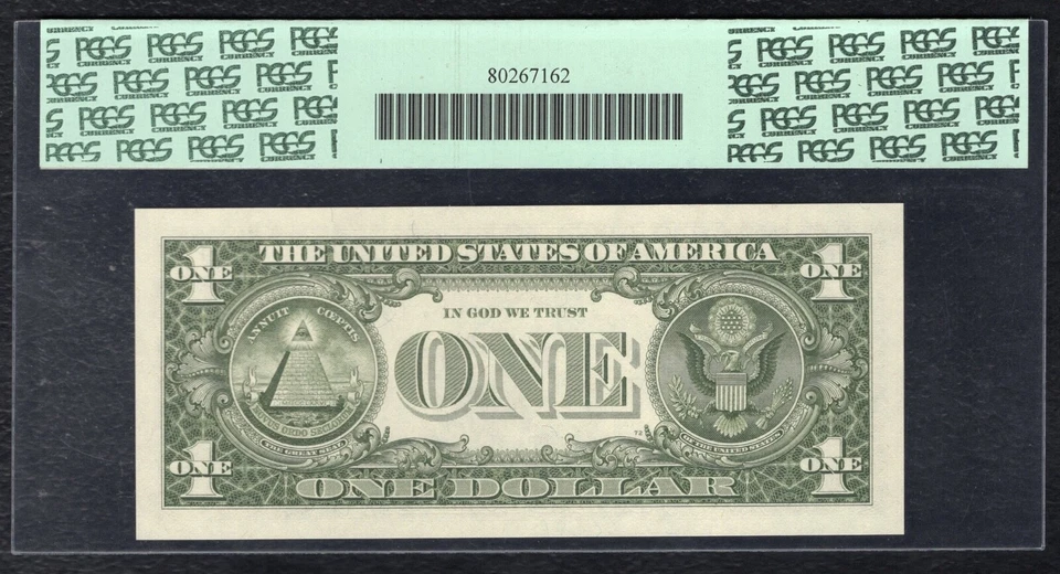 FR. 1913-K 1985 $1 FRN FEDERAL RESERVE NOTE DALLAS, TX PCGS GEM UNC-68PPQ - Image 2 of 2