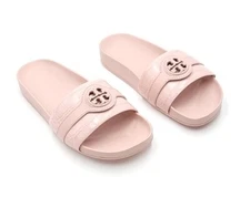 Tory Burch Anatomic Slide soft croco emboss/ calf leathercolor mineral Pink