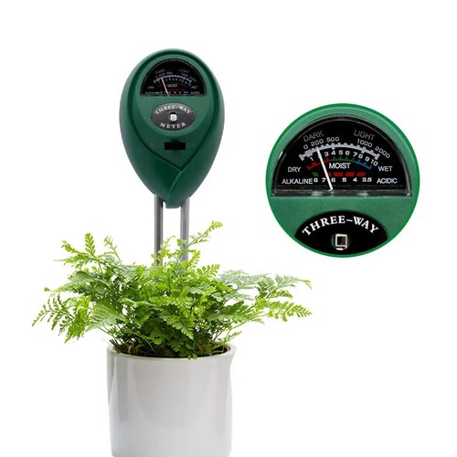 3-in-1 Soil pH Water Moisture Light Tester Meter For Garden Seeding Plants Grow - Picture 6 of 13