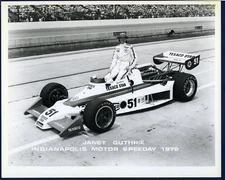1978 Vintage Type 1 Photo JANET GUTHRIE ! 1st Female Indy 500 ! HISTORIC ! 🔥