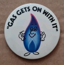 British Gas Vintage Pin Badge 