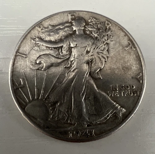 1941-D Liberty Walking Half Dollar — photo from the most recent tracked eBay sale