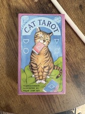Cat Tarot Cards 78 Deck Booklet Perfect Condition Open Box Never Used