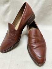 Madewell Francis Loafers Women's Cognac Brown Soft Leather Classic Shoes Sz 7.5
