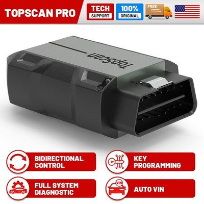 2025 TOPDON Topscan PRO Wireless OBD2 Scanner Code Reader Car Coding Diagnostic