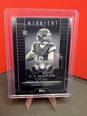 Jayden Daniels QB- 2024 Topps Midnight  Lunar Tide  RC 03/20 #LT-10 Commanders
